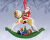 Rocking Horse Santa Ornament Model Breyer 