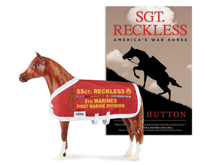 Sergeant Reckless and Sgt. Reckless Book Model Breyer