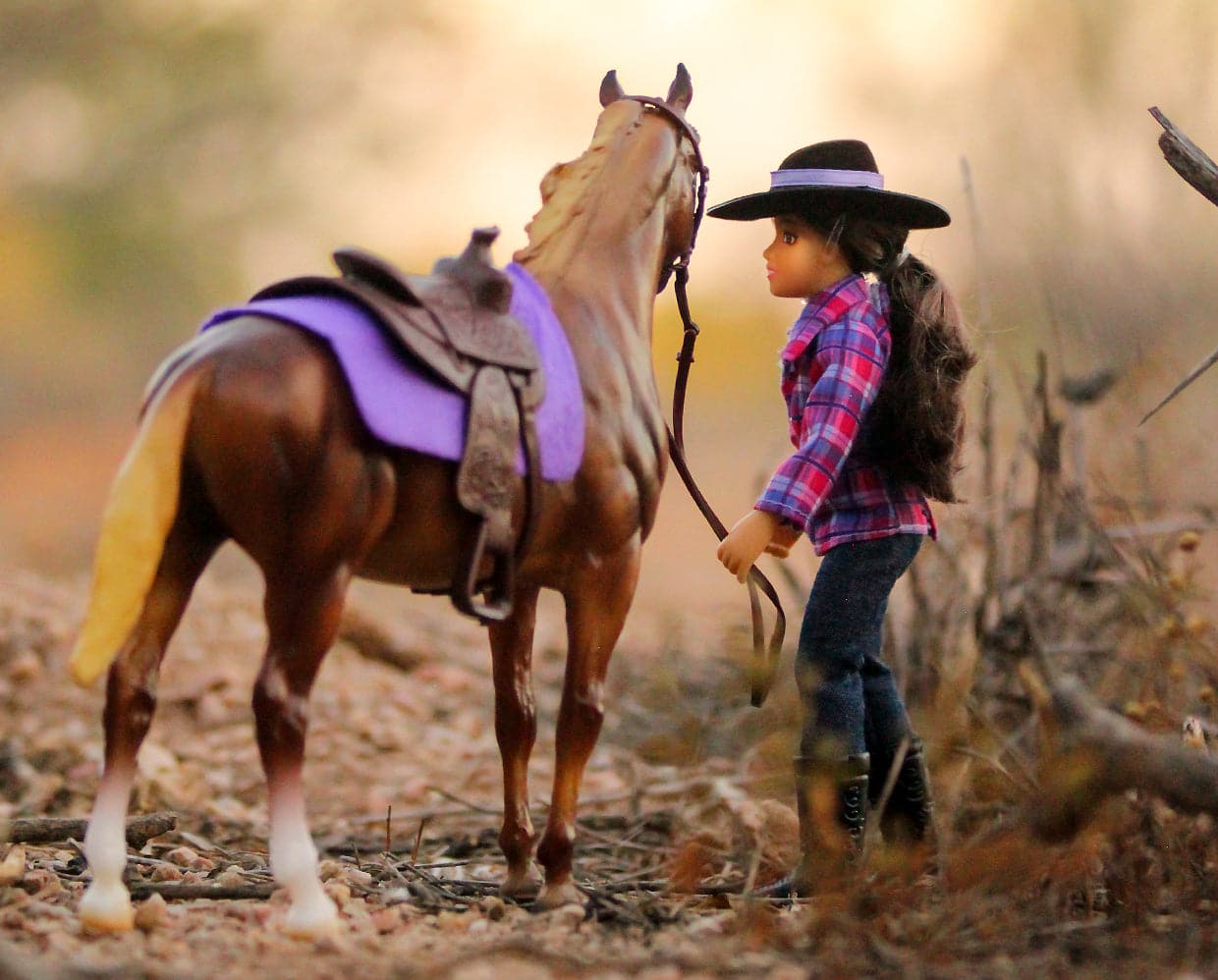 Cowboy Riding A Raptor Cowboy Riding Horse
